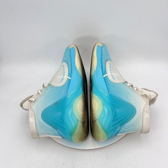 Anta KT6 Klay Thompson Nature Flow Men Size 15 White Blue Strap Basketball Shoes - Picture 6 of 11